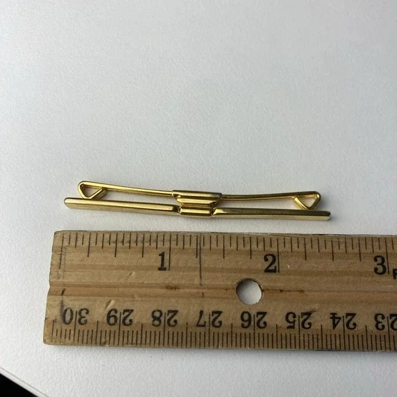 Vintage Collar Bar Clip Style with Gold Finish - Picture 5 of 5